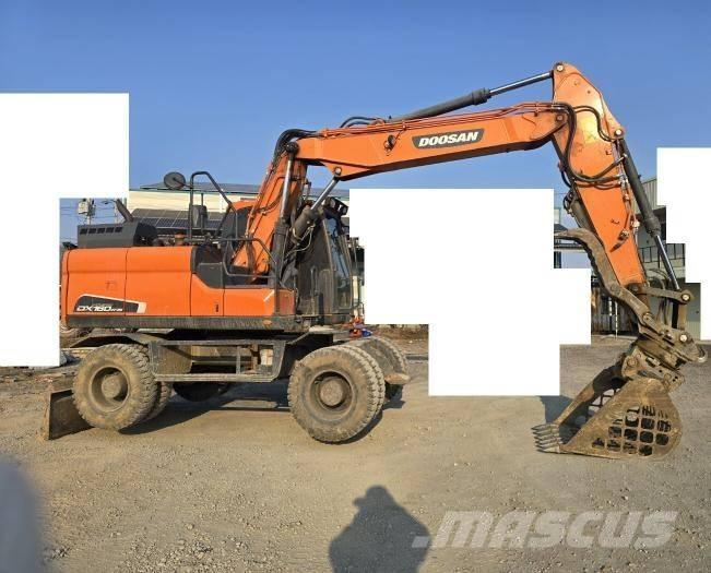 Doosan DX 140 W-5 Wheeled excavators