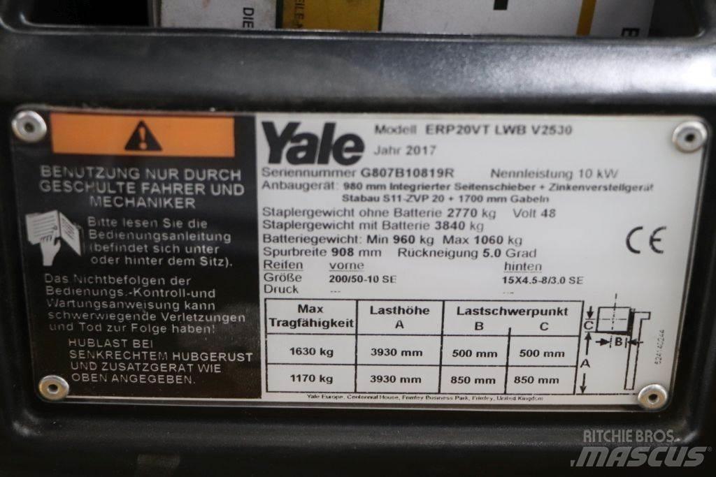 Yale ERP20VT Electric forklift trucks