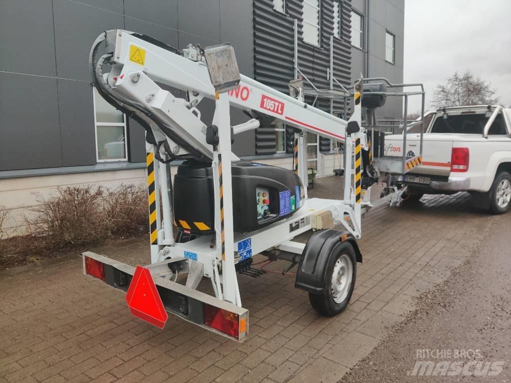Dino 105 TL Skylift Trailer mounted aerial platforms