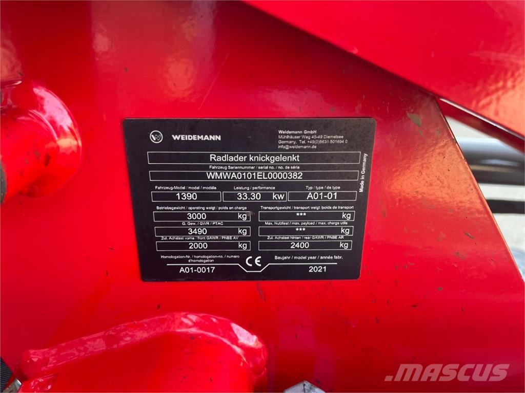 Weidemann 1390 Agriculture - Others