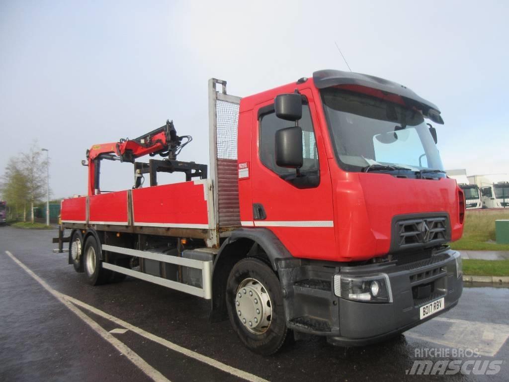 Renault D24 320 Crane trucks