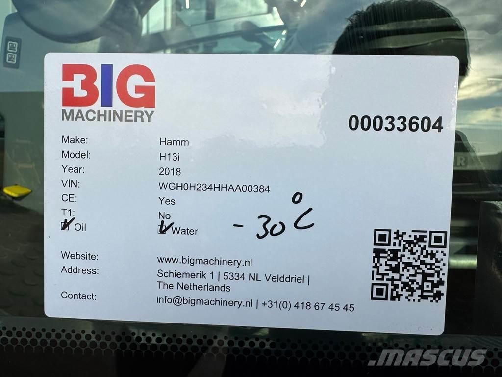 Hamm H13i Single drum rollers