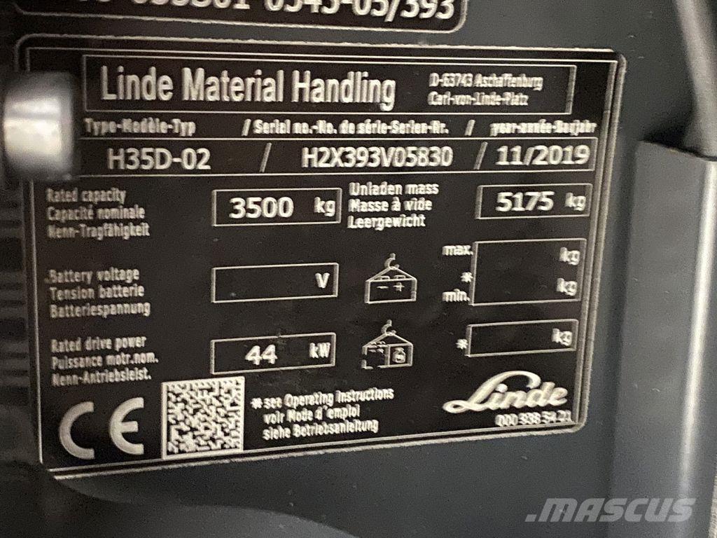 Linde H35D-02 Diesel trucks