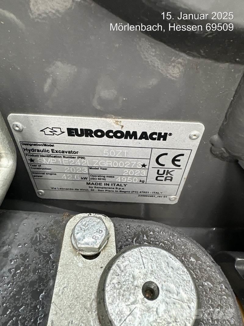 Eurocomach 50ZT Mini excavators < 7t (Mini diggers)