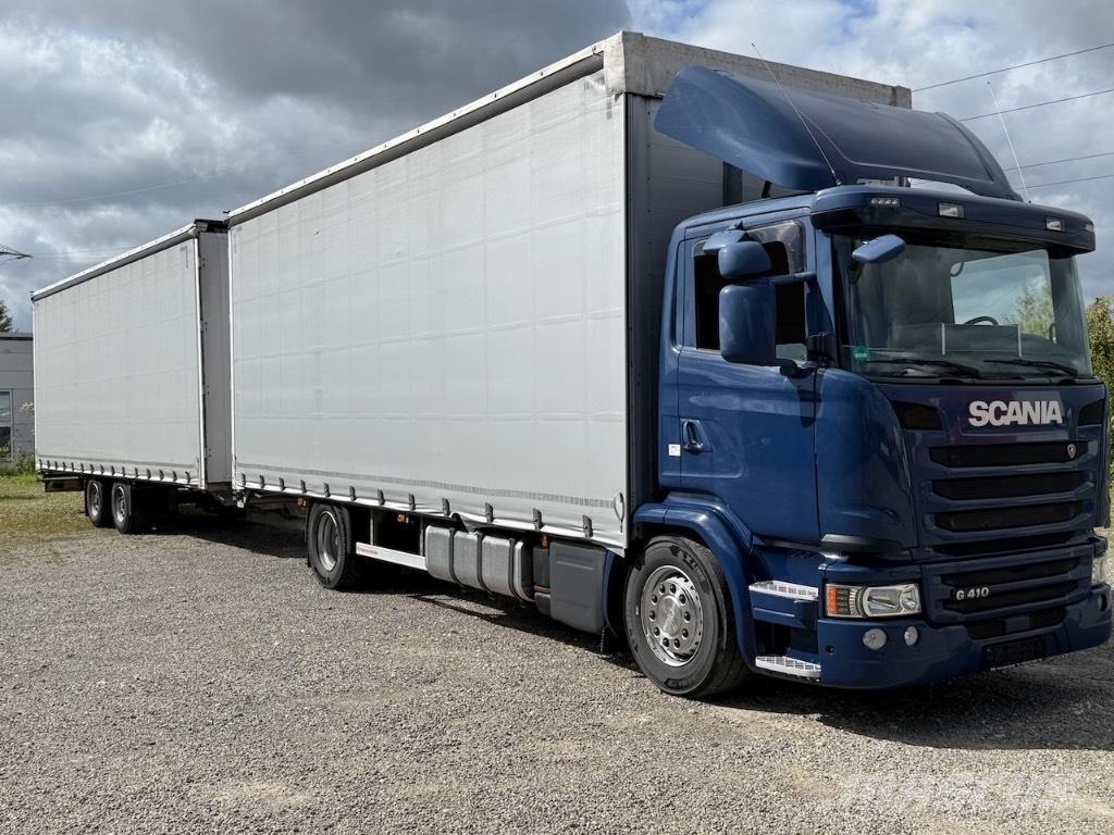 Scania G 410 Curtainsider trucks