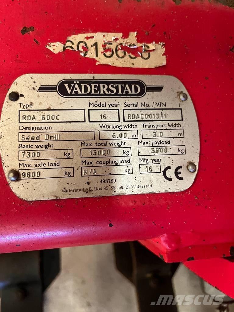 Väderstad RDA600 C Drills