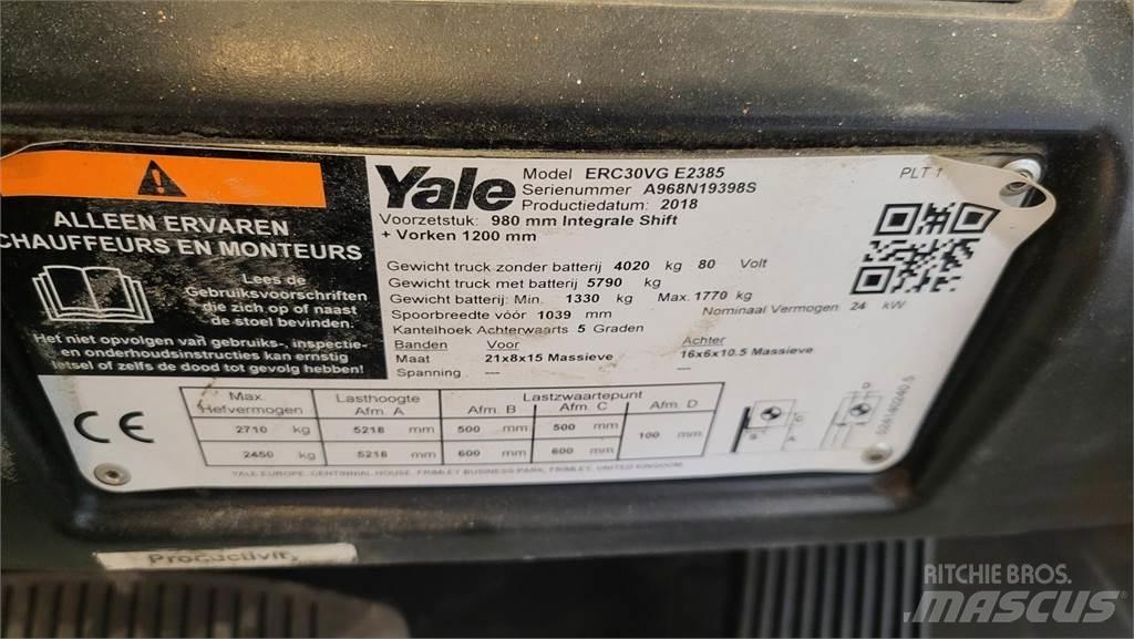 Yale ERC30VG 2018 Electric forklift trucks