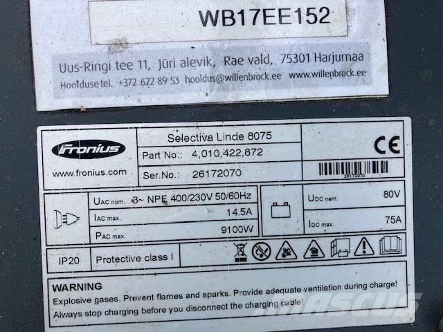 Linde E30/600HL/387 Electric forklift trucks