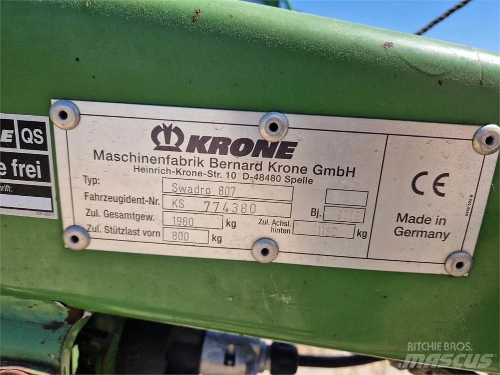 Krone Swadro 807 Windrowers