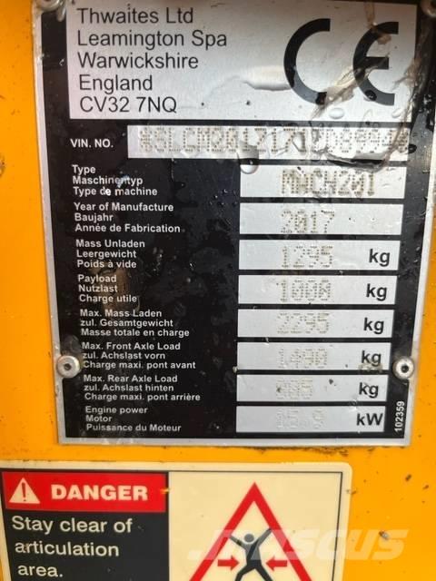 Thwaites Mach 201 Site dumpers