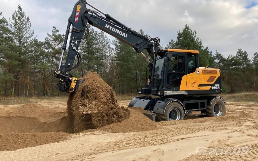 Hyundai HW140A Wheeled excavators