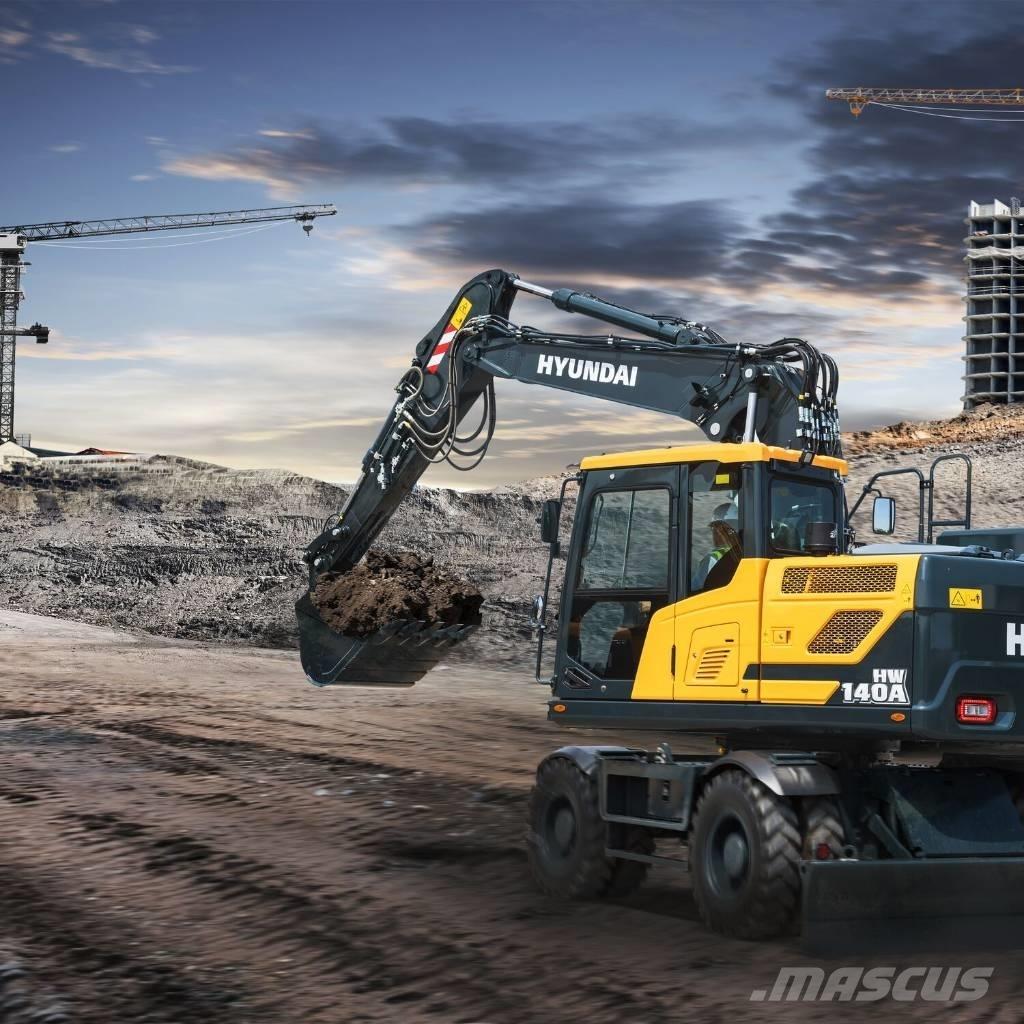 Hyundai HW140A Wheeled excavators