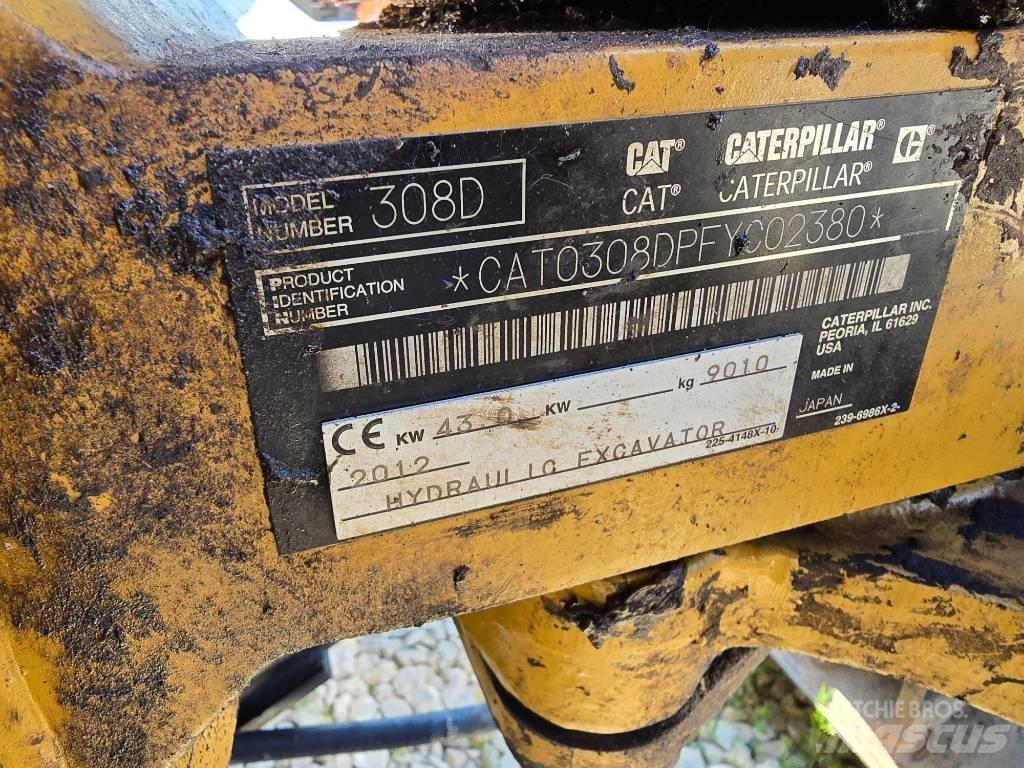 CAT 308 D Midi excavators  7t - 12t