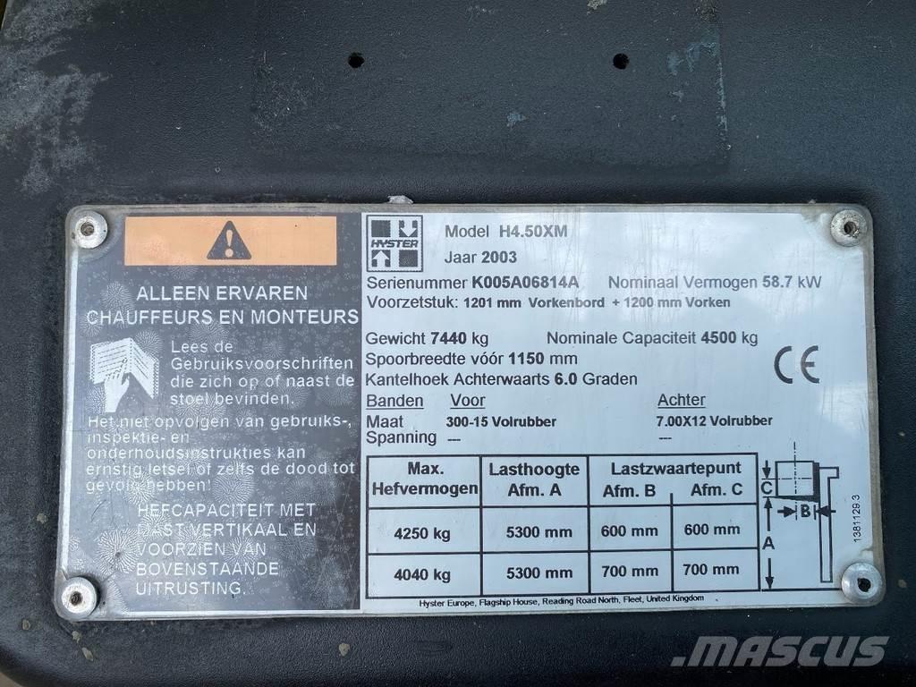 Hyster H4.50XM Diesel trucks