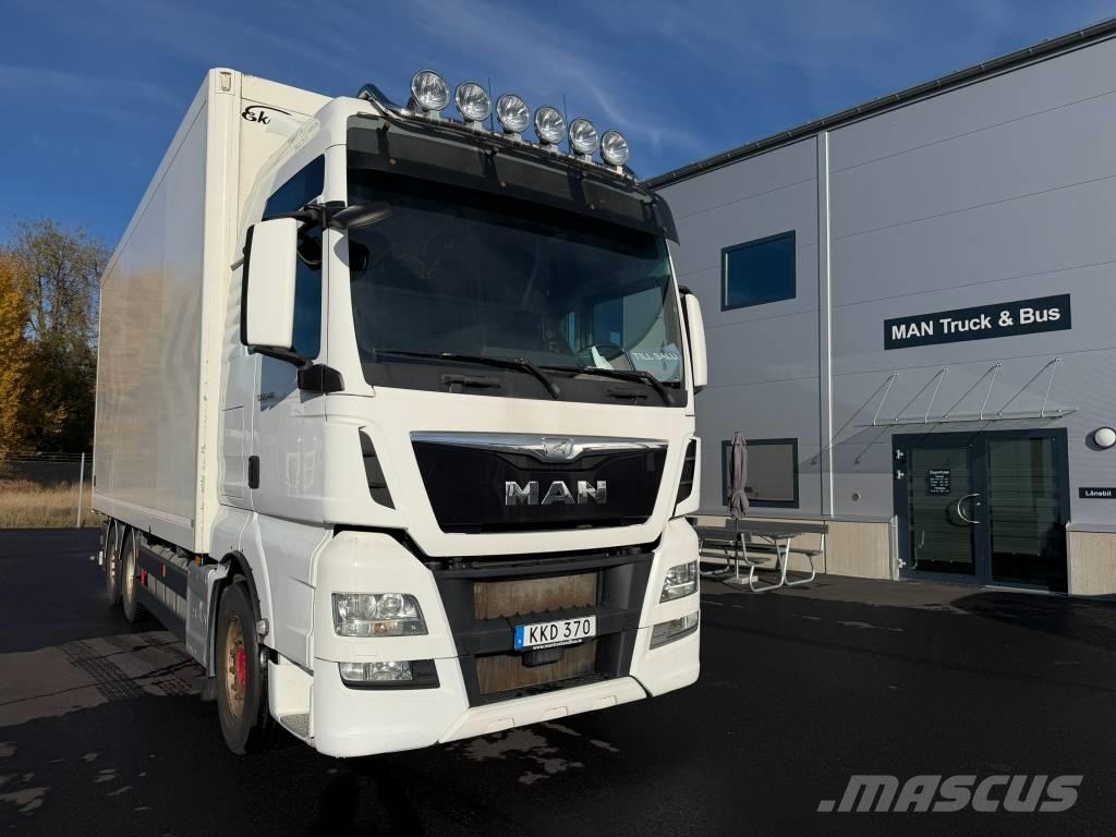 MAN TGX 26.480 6x2 Box body trucks