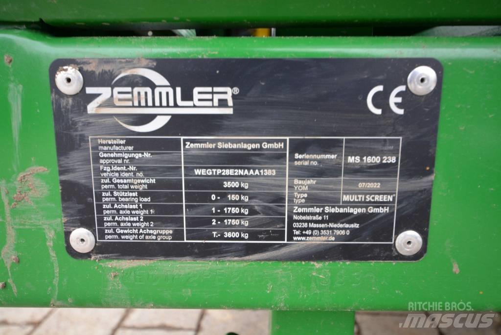 Zemmler MS 1600 Mobile screeners
