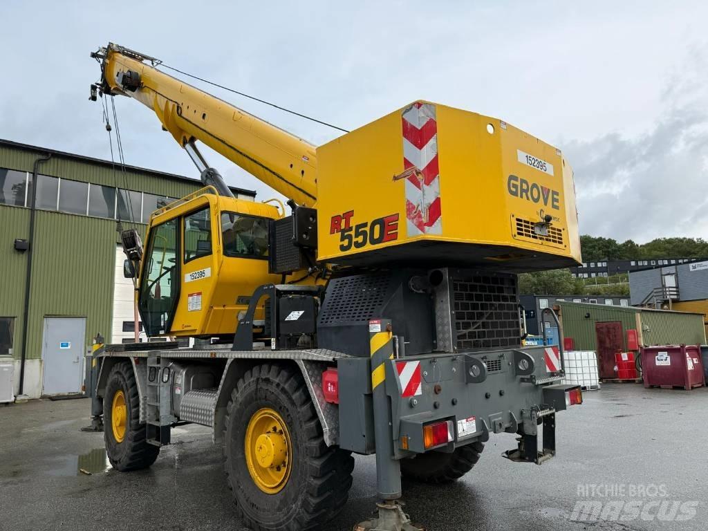 Grove RT 550 E Rough terrain cranes