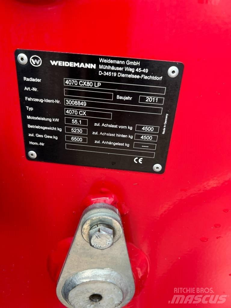 Weidemann 4070CX80LP Wheel loaders