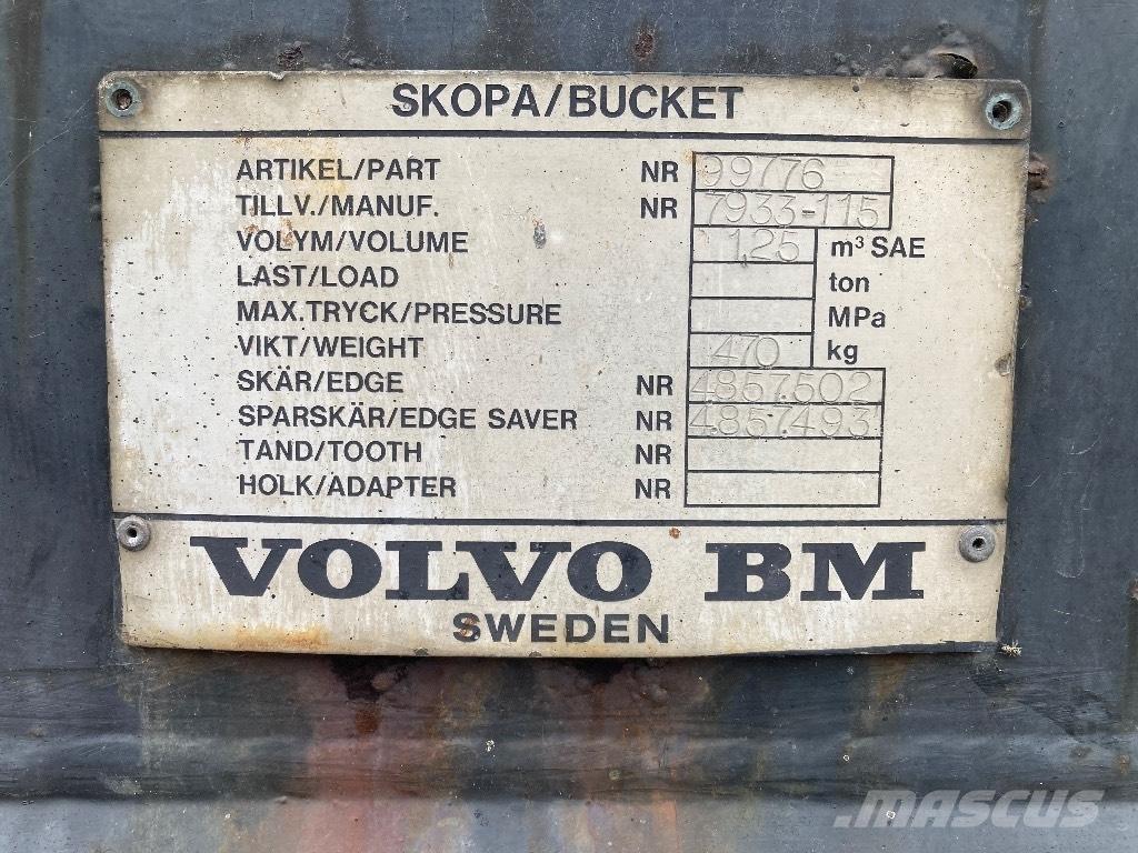 Volvo BM Skovl Wheel loaders
