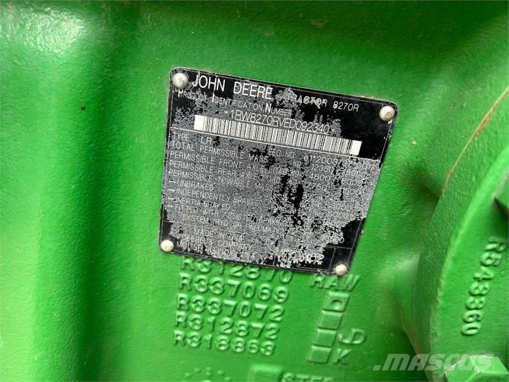 John Deere 8270R Tractors
