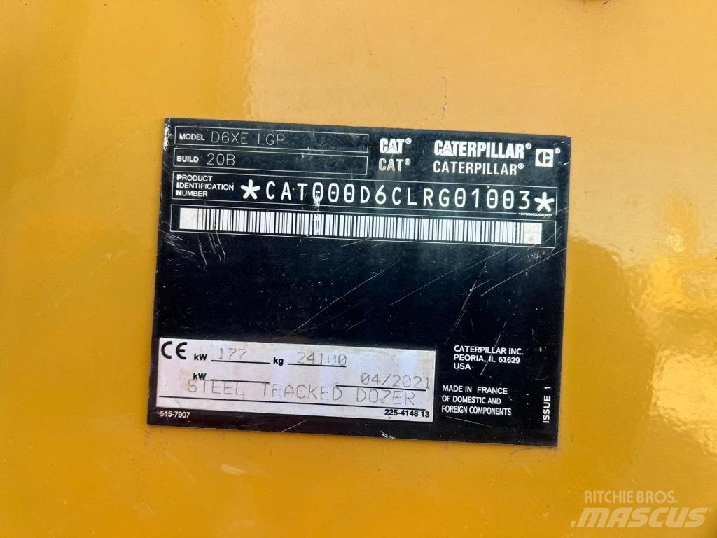 CAT D6XE Crawler dozers
