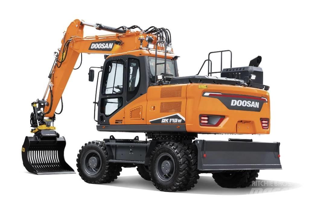 Doosan DX 170 W Wheeled excavators