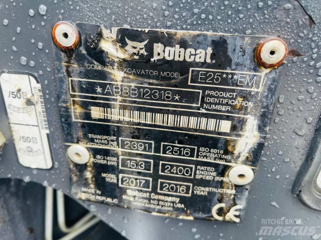 Bobcat E 25 Mini excavators < 7t (Mini diggers)