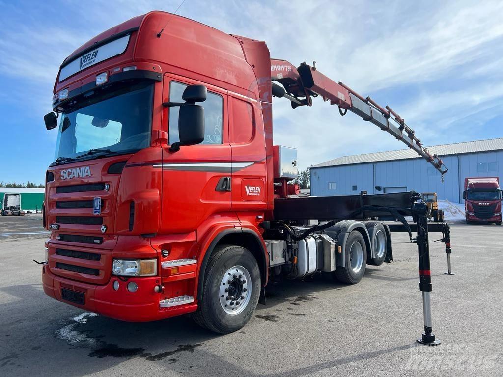 Scania R 580 Crane trucks