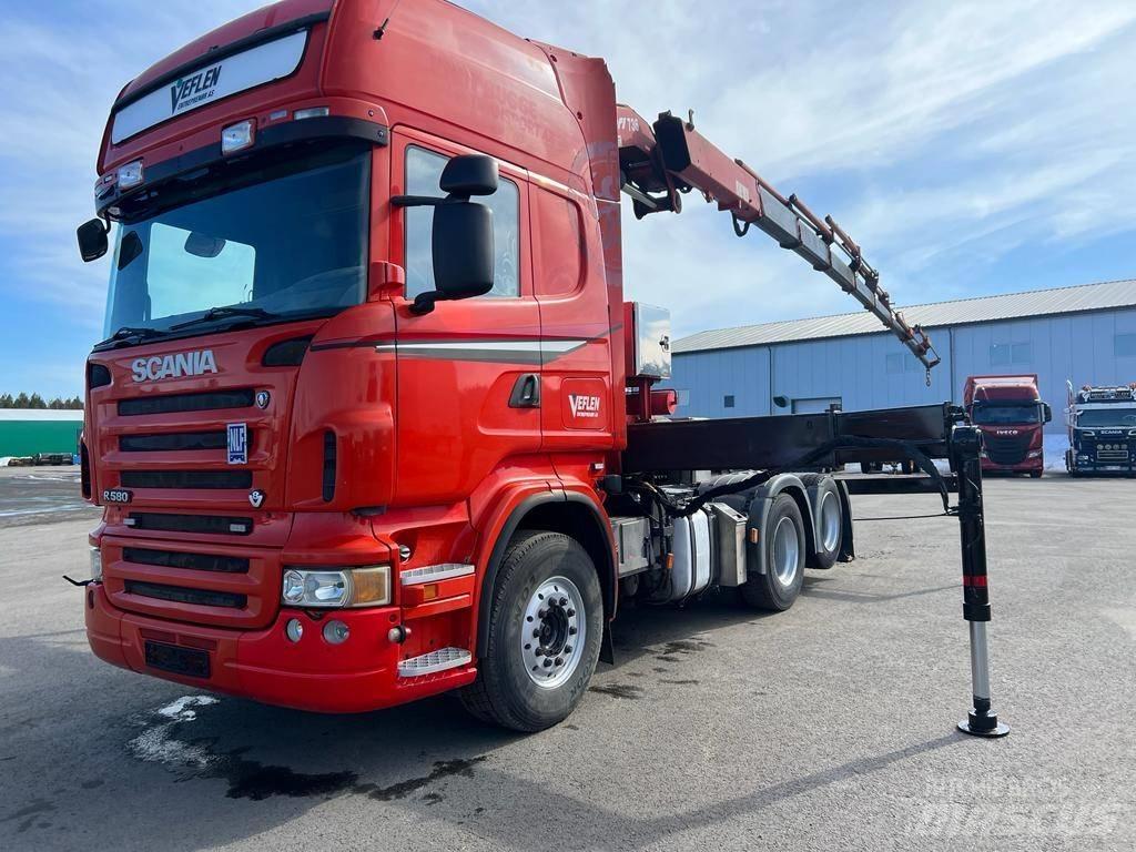 Scania R 580 Crane trucks