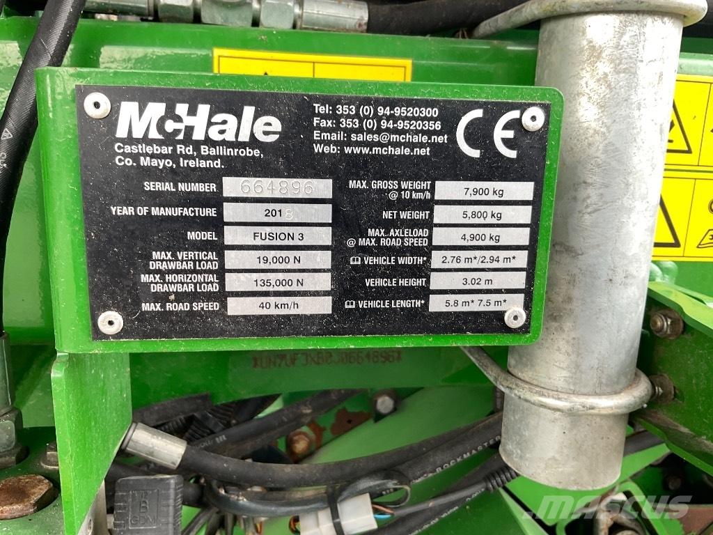 McHale Fusion 3 Round balers