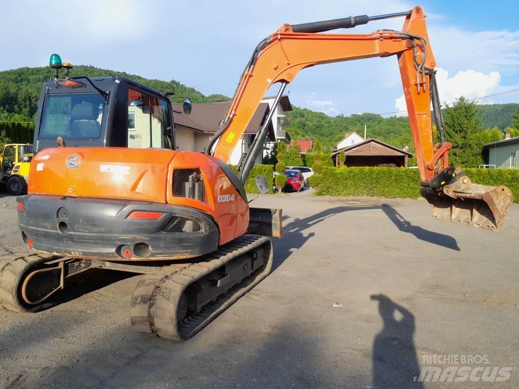 Kubota KX 080-4 Midi excavators  7t - 12t