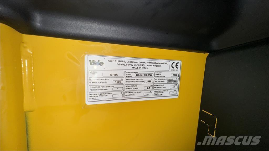 Yale MR16 Reach trucks