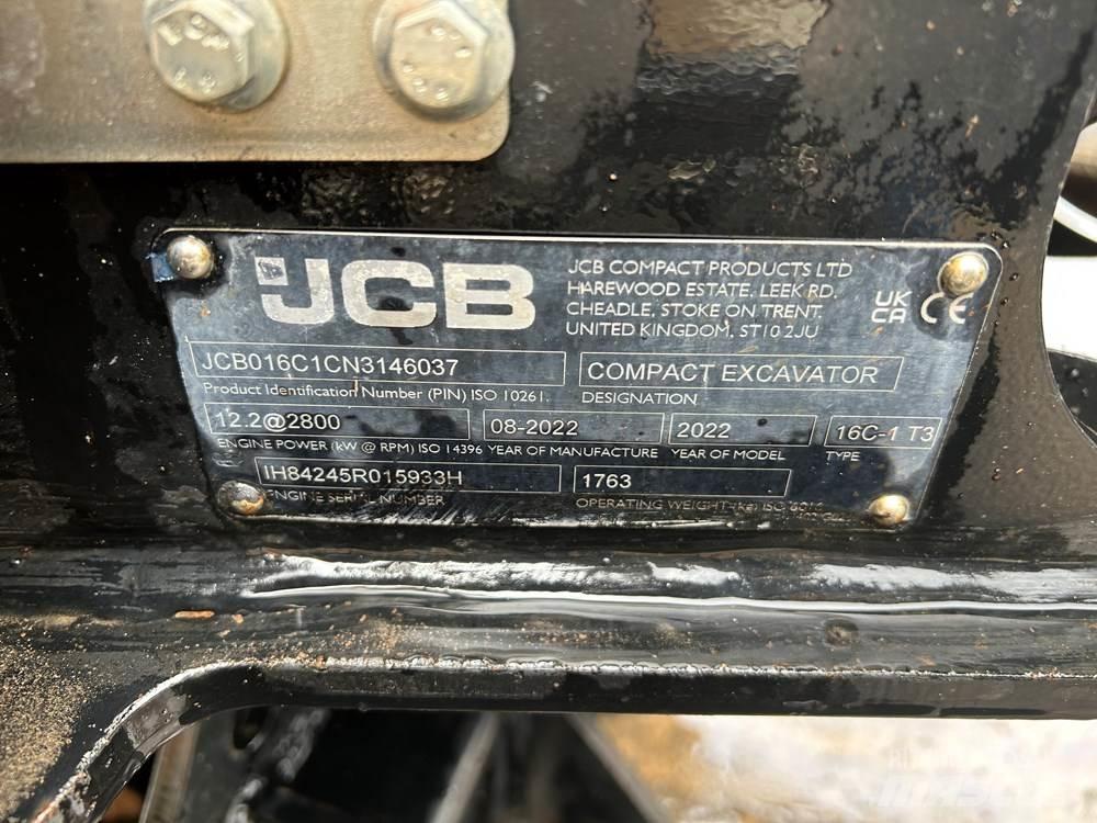 JCB 16C-1 Mini excavators < 7t (Mini diggers)