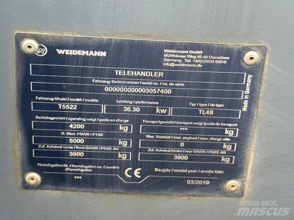 Weidemann T5522 Telehandlers for agriculture