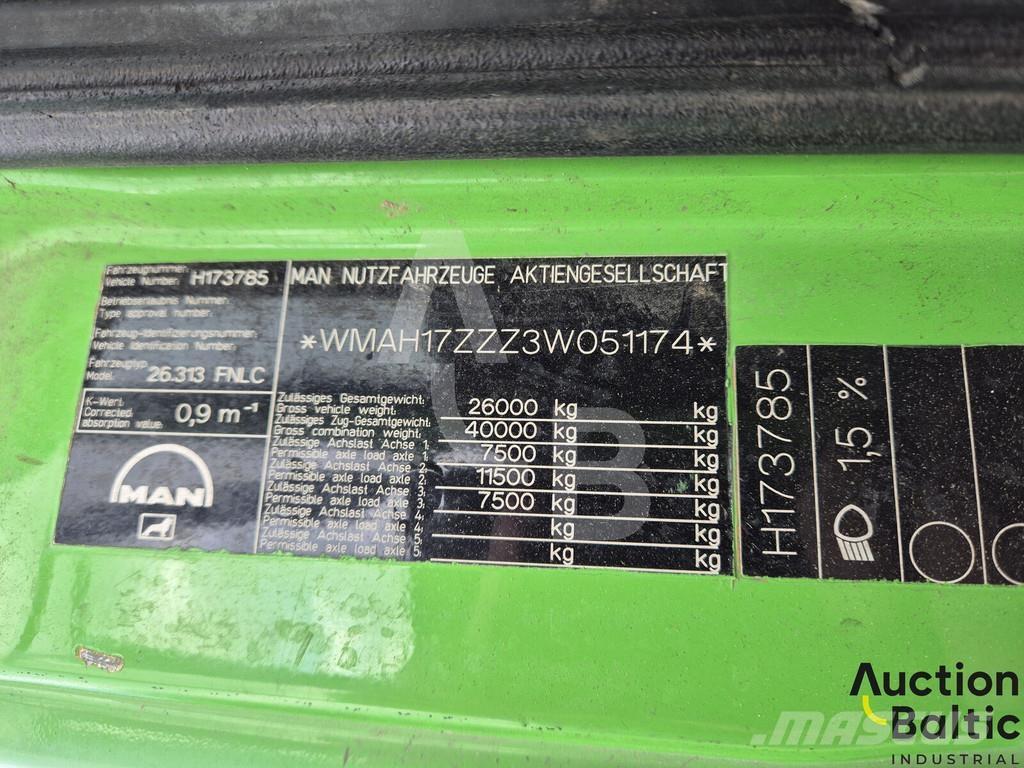 MAN TGA26.310 Waste trucks