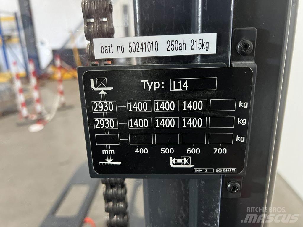 Linde L14 Pedestrian stacker