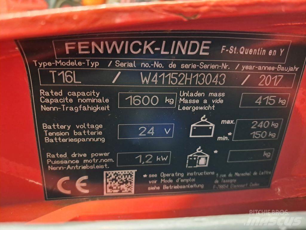 Linde T16L Low lifter