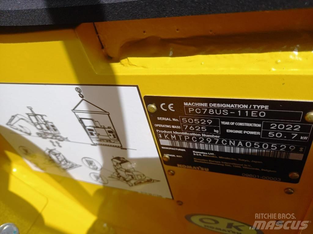 Komatsu PC78US-11EO Midi excavators  7t - 12t