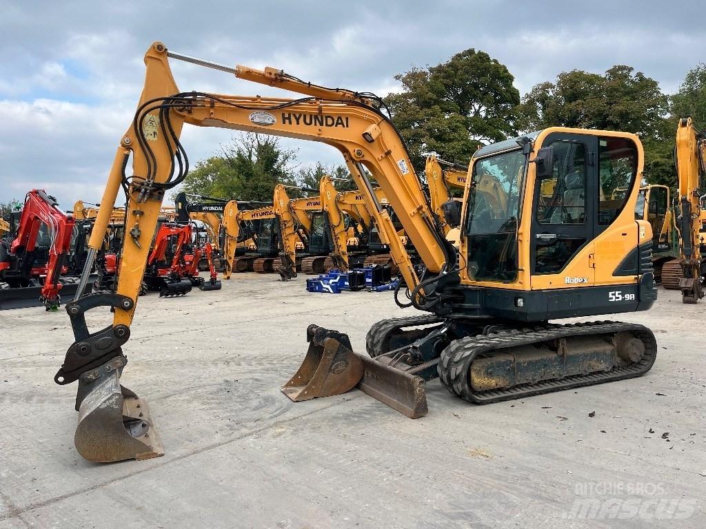 Hyundai R55-9A Mini excavators < 7t (Mini diggers)