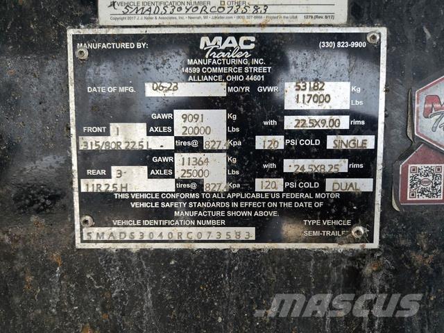 MAC END DUMP Other trailers