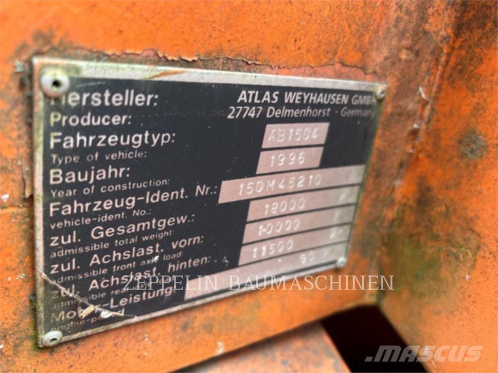 Atlas 1504 Wheeled excavators