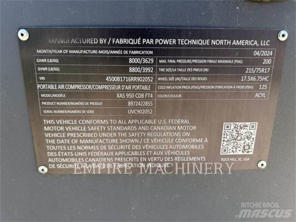 Atlas Copco XAS950CD Compressors