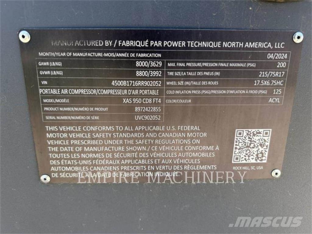 Atlas Copco XAS950CD Compressors