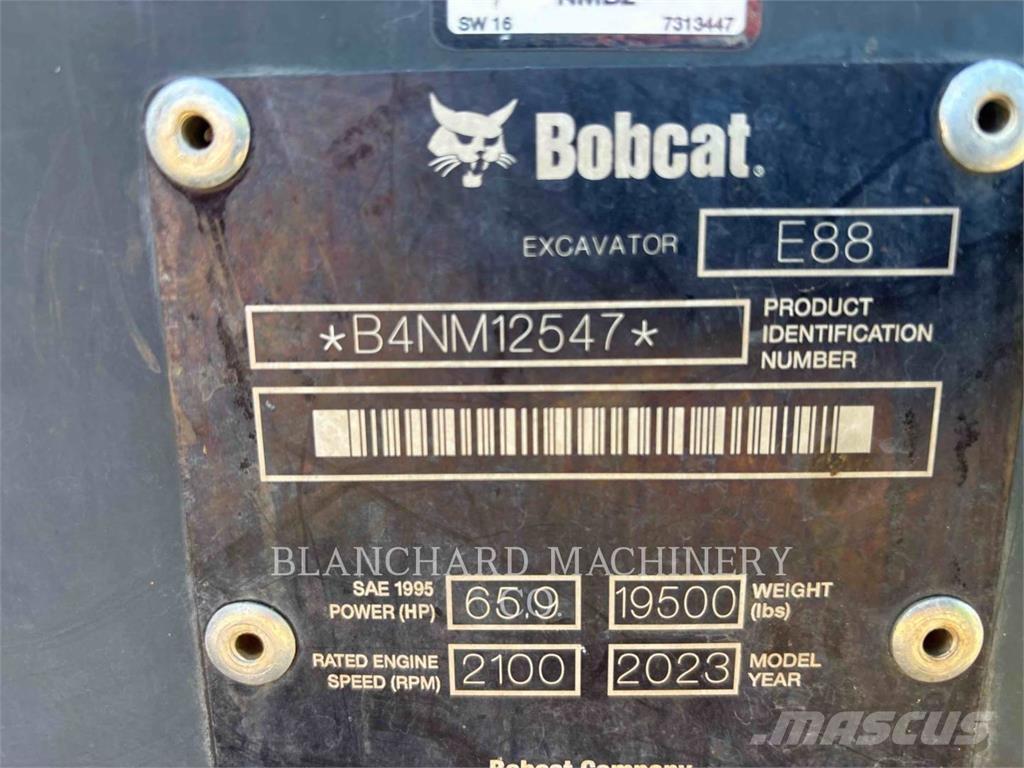 Bobcat E88 Crawler excavators