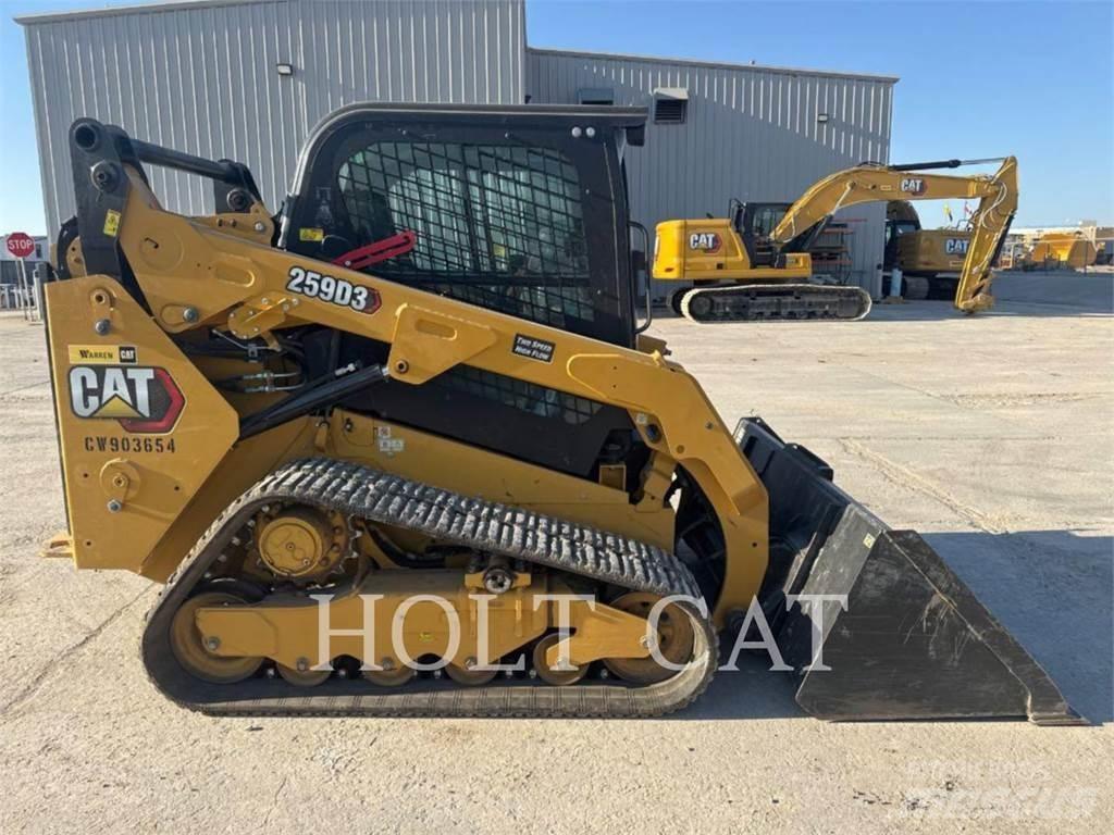 CAT 259D CAB Crawler loaders