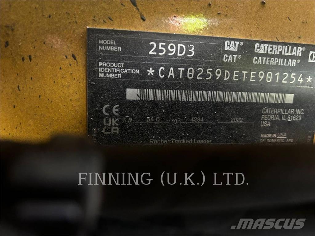 CAT 259D3 Skid steer loaders