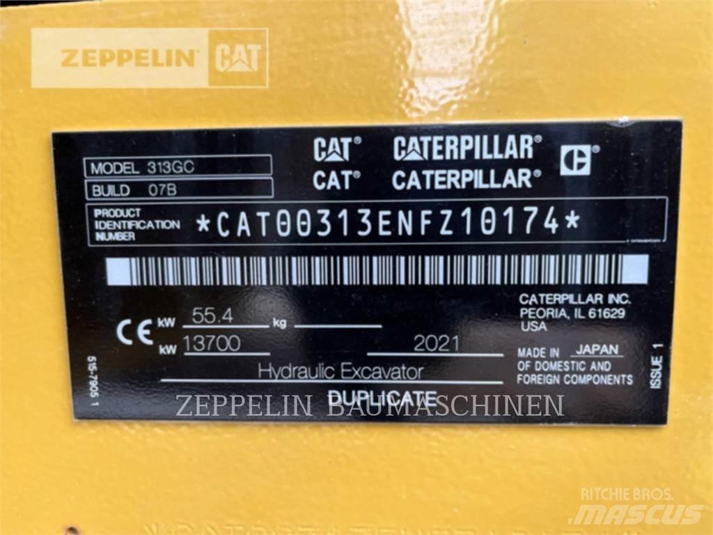 CAT 313GC Crawler excavators
