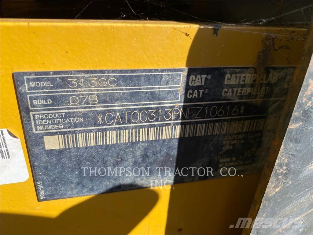 CAT 313GC Crawler excavators
