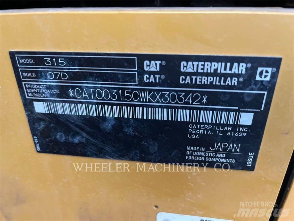 CAT 315 CF Crawler excavators