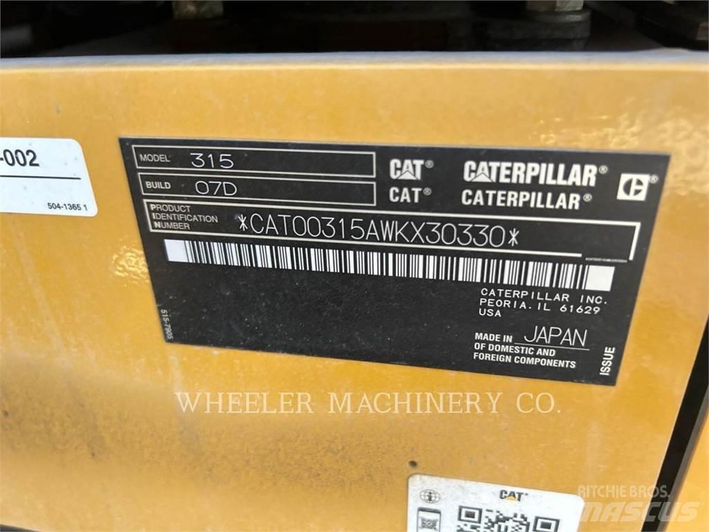 CAT 315 TH Crawler excavators